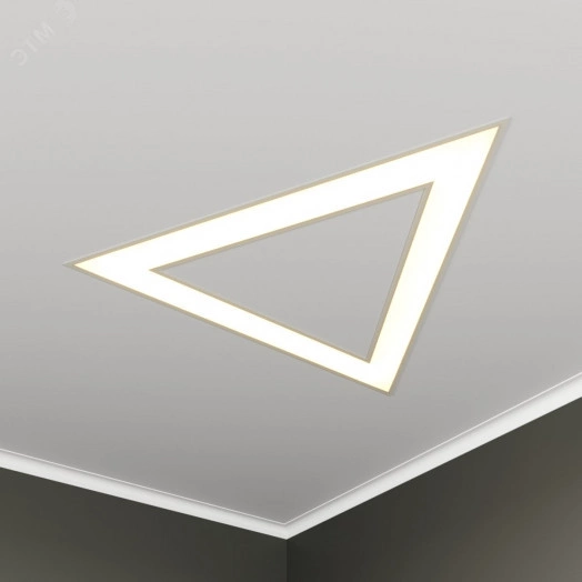 Светильник светодиодный RVE-LBX-HOLE-TRIO-1630-V (Треугольник с отв. 1630х1415х100мм S80мм 114Вт встраиваемый 4000K Белый)