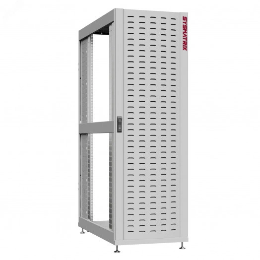 Шкаф серверный 48U 600х1070 передняя дверь: протект IP41. задняя дверь: без. боковые панели: без. цвет: серый RAL7035 