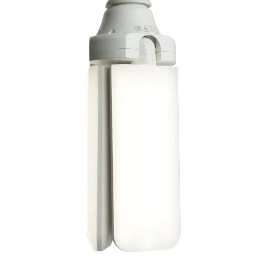 Лампа светодиодная LED 50вт Е27 белый 3 лепестка трансформер