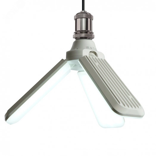 Лампа светодиодная LED 50вт Е27 белый 3 лепестка трансформер