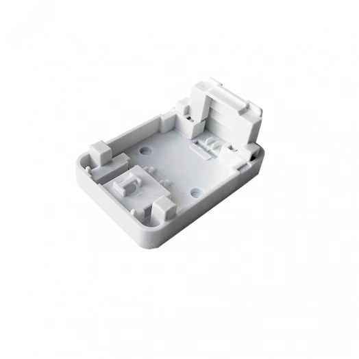 Коробка для настенного монтажа, пластик, 1 порт, белая