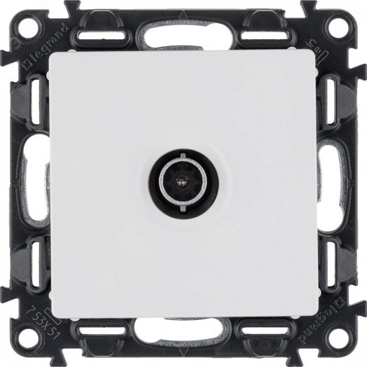 Valena LIFE Розетка ТВ c топологией звезда 0-2400 МГц С лицевой панелью Белая