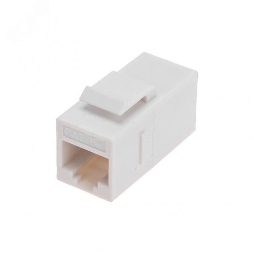Адаптер проходной формата Keystone Jack RJ-45(8P8C) UTP CAT 5e