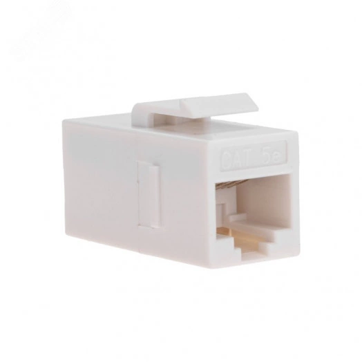 Адаптер проходной формата Keystone Jack RJ-45(8P8C) UTP CAT 5e