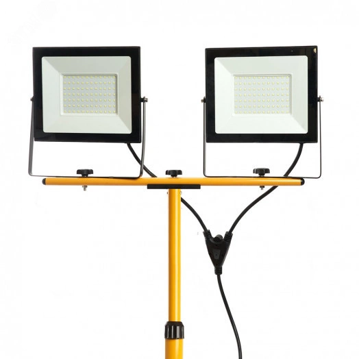 Прожекторы светодиодные ДО-2х100 на штативе 6400К 18000Лм IP65