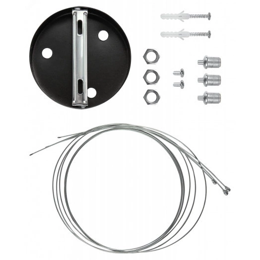 Светильник LED Geometria Ring SPO-132-B-40K-088 88Вт 4000К 800х800х80 черный подвесной драйвер внутри