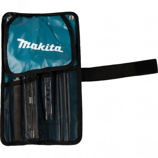 Набор для заточки цепи: напильник круглый 4 мм х 2шт., плоский, шаблон, рукоятки, сумка