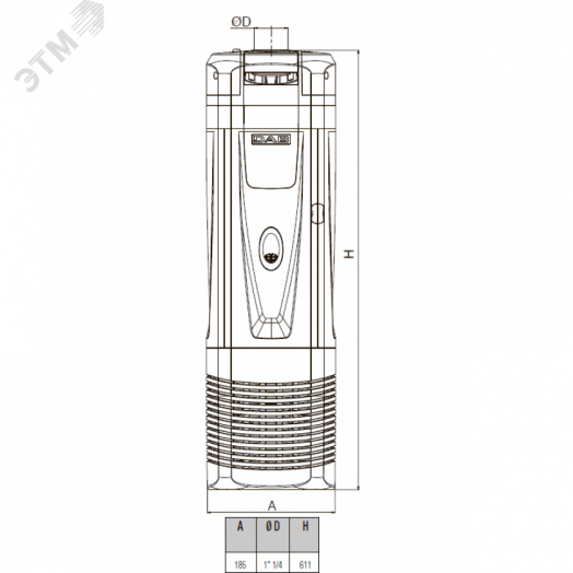 Насос погружной колодезный DTRON3 45/90 230V/50Hz