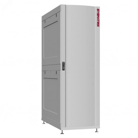 Шкаф серверный 42U 800х1200 передняя дверь: одностворчатая глухой металл IP51. задняя дверь: одностворчатая глухой металл IP51. боковые панели: глухой металл. цвет: серый RAL7035 