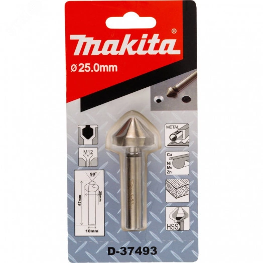 Зенковка 25х67мм хвостовик 10мм