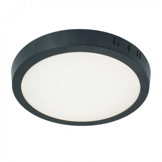 Светильник светодиодный ДПО-18w 4000K 1260Лм черный