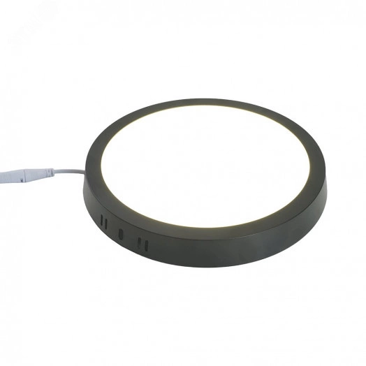 Светильник светодиодный ДПО-18w 4000K 1260Лм черный