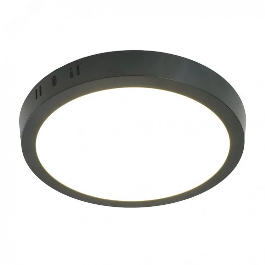 Светильник светодиодный ДПО-18w 4000K 1260Лм черный