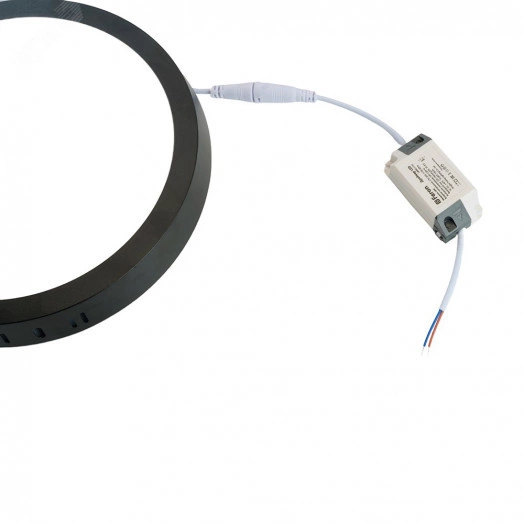 Светильник светодиодный ДПО-18w 4000K 1260Лм черный