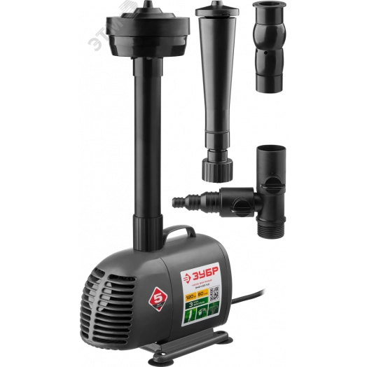 Насос фонтанный ЗНФЧ-60-4.2 ЗУБР, 120 Вт