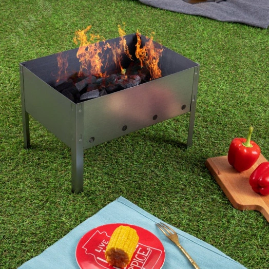 Мангал сборный, 230х230х335, в пленке