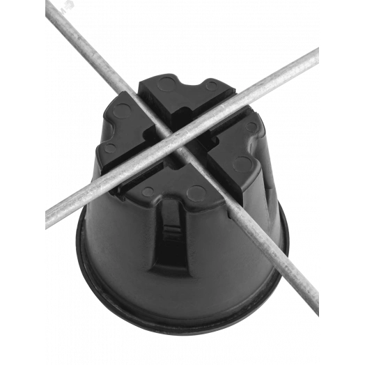 Держатель пластиковый под прут D=(8-10) мм с бетоном