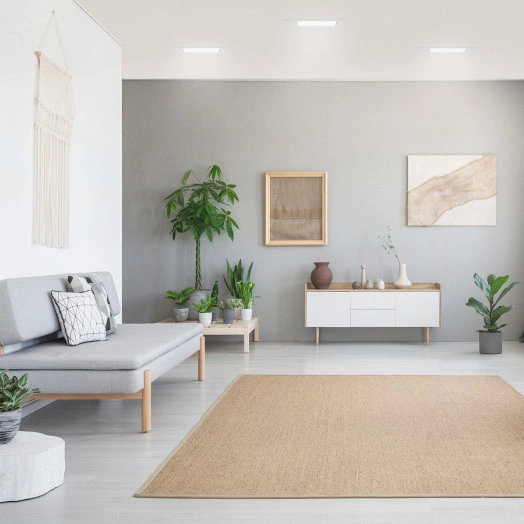 Светильник светодиодный ДВО 24 Вт 4000К 2100 лм 170-260В IP20 225х225х26мм монт разм 190х190мм Пластик Elementary Gauss