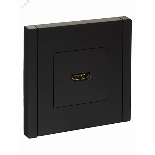 FORTE&PIANO Розетка HDMI FP140 черный IEK