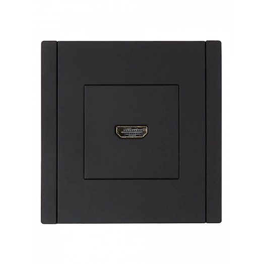 FORTE&PIANO Розетка HDMI FP140 черный IEK