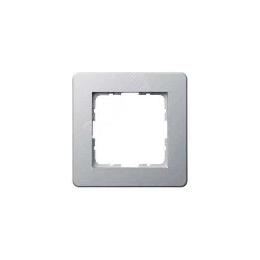 Рамка G-Flex 1-постовая, цвет Алюминий