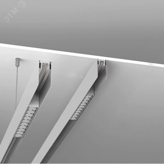 Шинопровод для низковольтных трековых светильников 1м белый