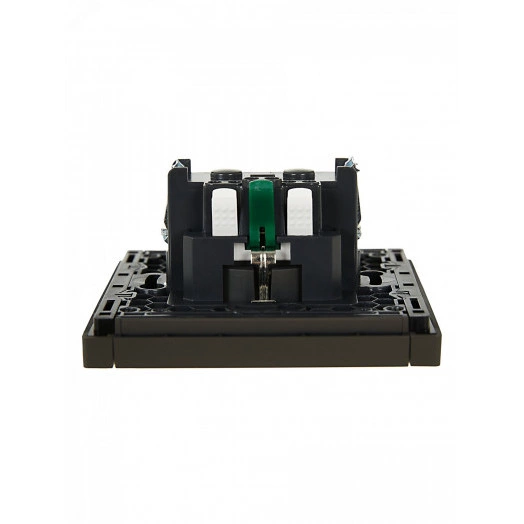 FORTE&PIANO Розетка 1-местная с заземлением без защитных шторок безвинтовое крепление 16А FP314 серый IEK