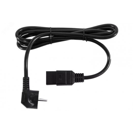 Шнур питания с заземлением IEC 60320 C19/Schuko 16А / 250 В (3 х 1.5) длина 1.8 м