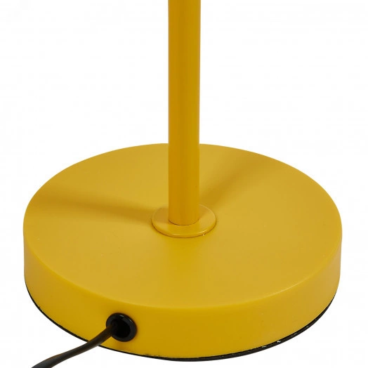 Светильник настольный 60W Цоколь Е27 Механический выключатель UML-B701 E27 YELLOW Желтый ТМ