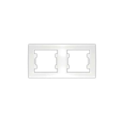 Рамка 2-м Бриллиант горизонт. бел. UNIVersal 7947465