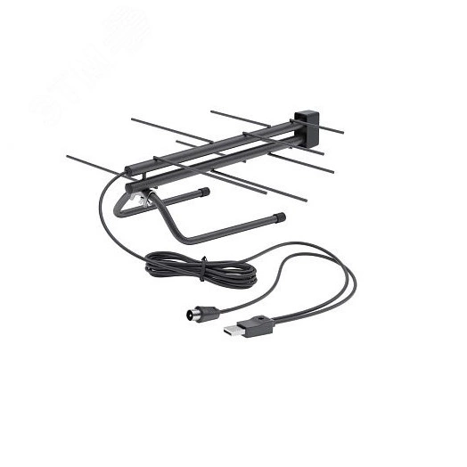 Антенна телевизионная комнатная ДМВ CADENA BAS-5133-USB активная