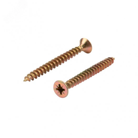 Саморез универсальный 5х50, желтый цинк, пакет (400 шт/уп)