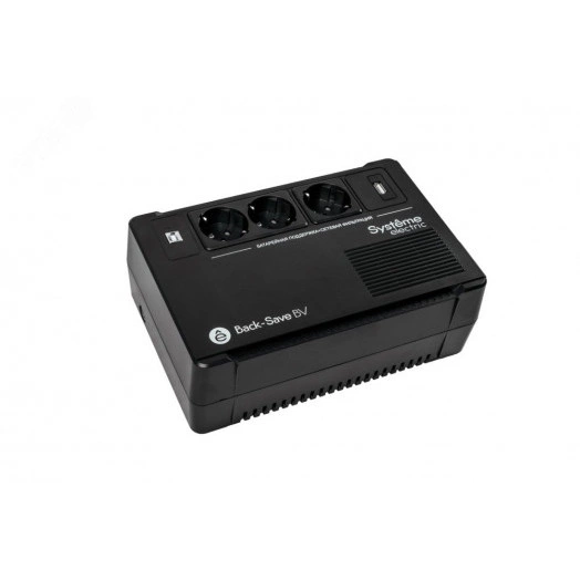 Источник бесперебойного питания Line-interactive BVSE 400 ВА/240 Вт 1/1 30 сек Tower 3хSchuko CEE 7 USB