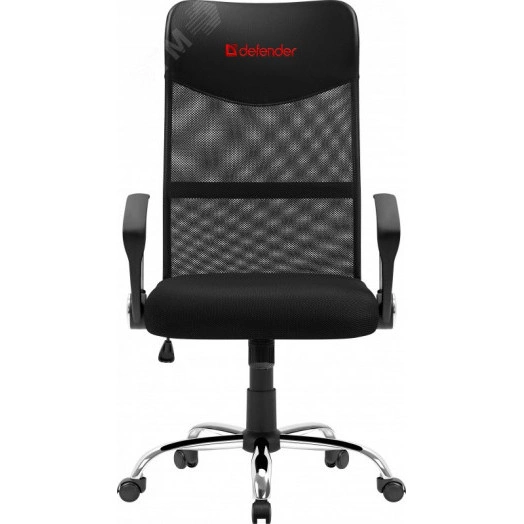 Кресло офисное ATX черное, сетка, хромированная крестовина