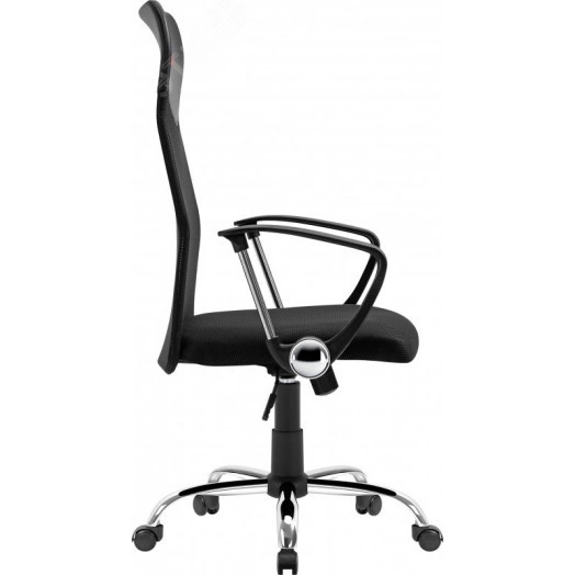 Кресло офисное ATX черное, сетка, хромированная крестовина