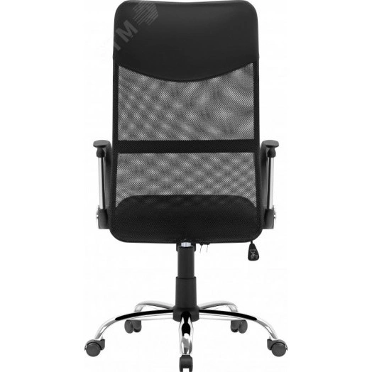 Кресло офисное ATX черное, сетка, хромированная крестовина