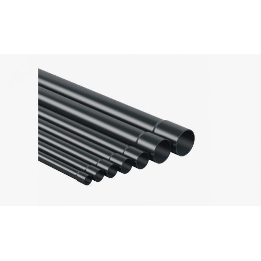 Труба напорная 40х1.9 НПВХ (PVC-U) PN 10, с раструбом, 3 м