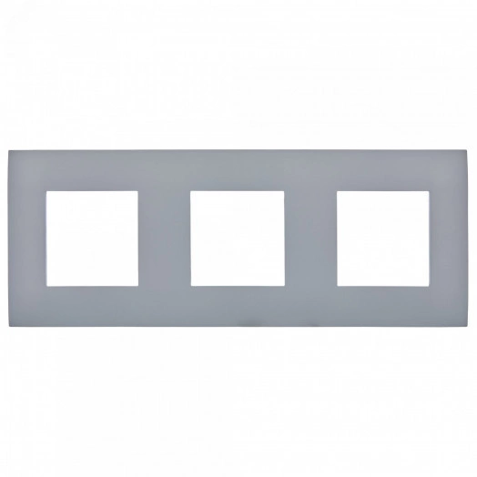 SKANDY Рамка 3-местная SK-F03Gr серый IEK