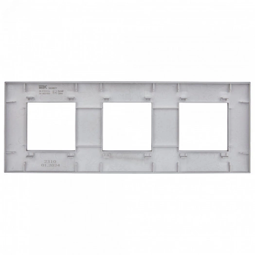 SKANDY Рамка 3-местная SK-F03Gr серый IEK
