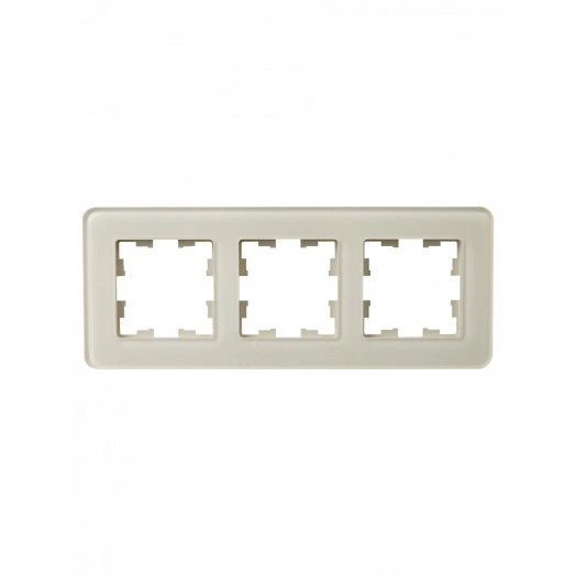 BRITE Рамка 3 поста РУ-3-2-Бр стекло песчаный RE IEK