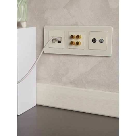 BRITE Рамка 3 поста РУ-3-2-Бр стекло песчаный RE IEK