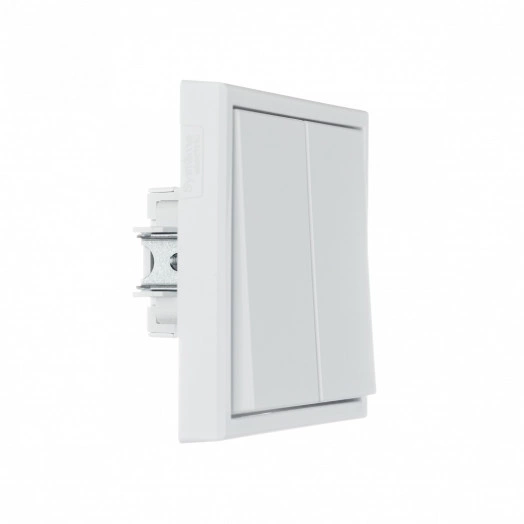 ARTGALLERY 2-клавишный выключатель, сх.5, 10АХ, механизм, белый