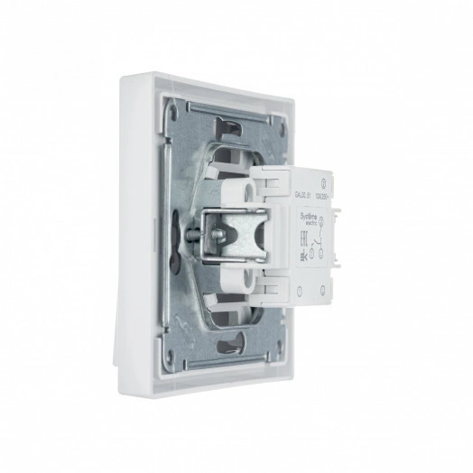 ARTGALLERY 2-клавишный выключатель, сх.5, 10АХ, механизм, белый