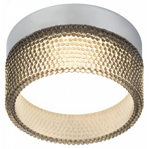 Встраиваемый светильник под лампу GX53 DK97 CH/BK хром черный