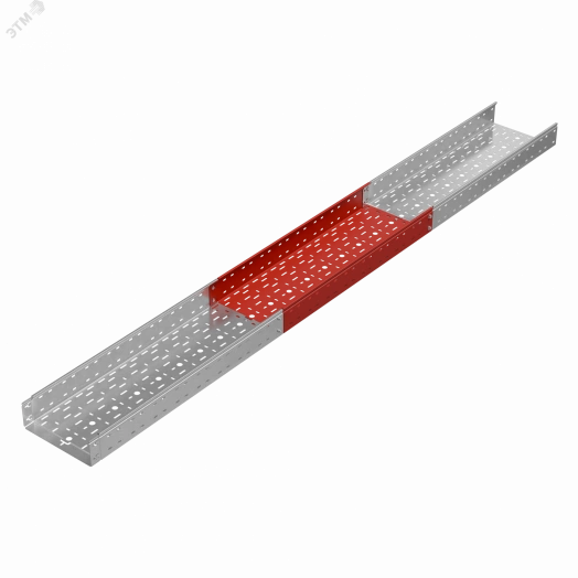 Лоток перф. 100х300х0,8 L2500 мм Быстрый монтаж ПЛЮС
