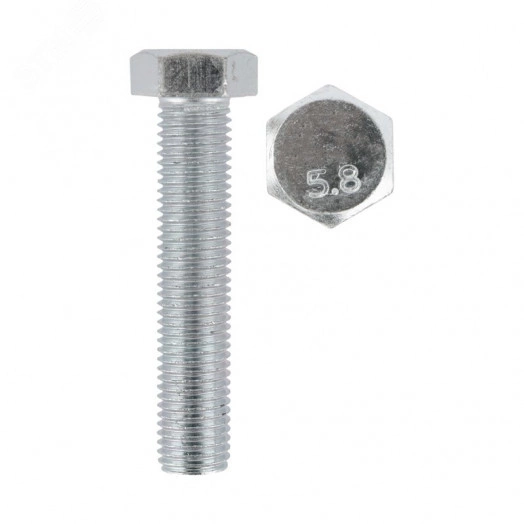 Болт шестигранный DIN 933. 16х80мм (10 шт/уп)