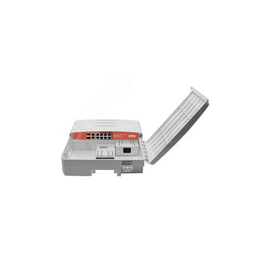 Узел коммутационный 8хPoE, 2хRJ45, 2хSFP, 120 Вт, IP65, 310х260х100 мм