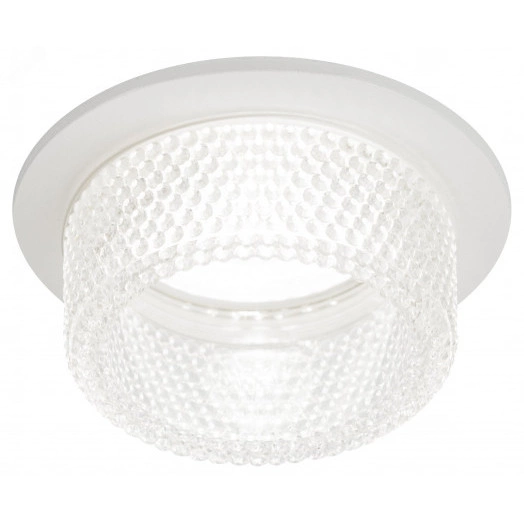 Встраиваемый светильник декоративный DK109 WH/CL MR16 GU5.3 белый прозрачный