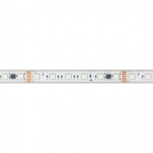 Лента герметичная DMX-PS-B60-15mm 24V RGB-PX6 (15W/m, IP67, 5060, 5m) (Arlight, -)