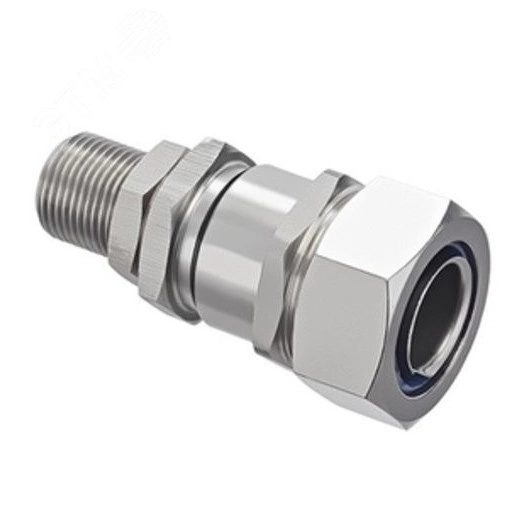 Ввод кабельный взрывозащищенный для монтажа       кабелем вметаллорукаве  КВМ20(нерж)